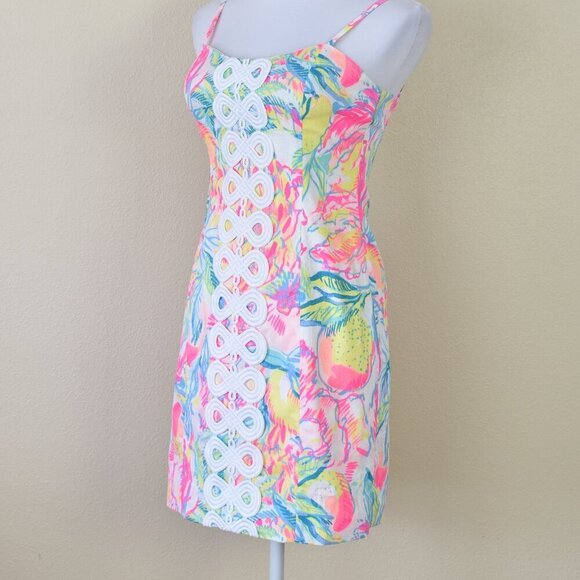 Lilly Pulitzer Shelli Fiesta Bamba Shift Dress - 0 - Picture 8 of 9